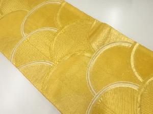 アンティーク 青海波模様織出し袋帯(材料)